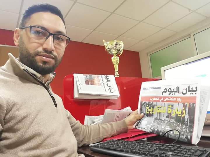 تتويج الصحفي عبد الصمد ادنيدن (بيان اليوم) بجائزة الحسن الثاني للبيئة في دورتها الـ14